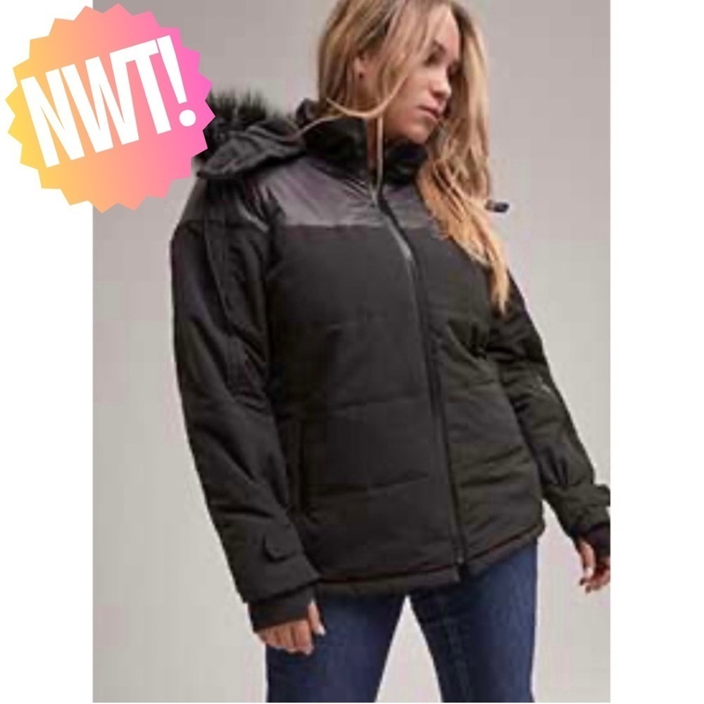 Penningtons Hooded Ski Jacket with Removable Fur - LIVIK